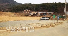 문수산 진입로 공영주차장 완공…도로 확장 상반기 마무리  주말 상습 교통정체 확 뚫린다