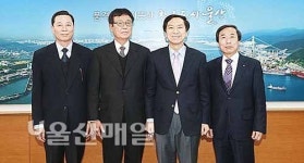 택시운송사업조합 임원진, 시청 방문
