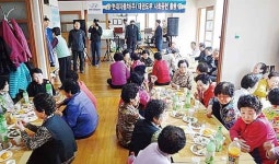 현대차 태권도부, 구교경로당서 봉사활동
