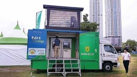 농협, 고래축제 이동점포 운영장생포 고래문화마을 내 광장