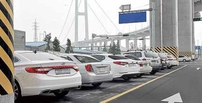 울산대교 접속도로 밑 불법주차 단속 안하나