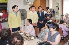 김 시장, 재해위험개선지구 사업장·무더위쉼터 시설물 점검