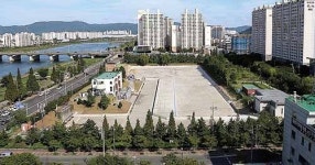 삼산배수장 유수지 환경정비 완료…악취민원 해소