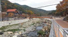 작천정 별빛야영장 주차장 조성 완료