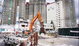여천3교 재설치 공사현장 비산먼지·소음 원성