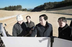 김기현 시장, 도로개설 현장 점검
