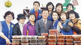 대송동 바르게살기위, 독거노인 10세대에 밑반찬