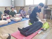 LH 부울본부, 아파트 관리직원 심폐소생술 교육