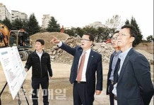 서동욱 남구청장, 법조타운 도로개설 현장 방문