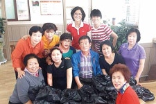 일산동 통장회, 독거노인에 도시락 나눔