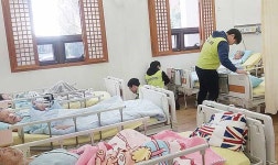 학성고, 관자재요양병원서 호스피스 교육받고 봉사활동