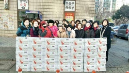 달동 독거노인 170명에 떡국 떡