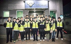 박천동 북구청장, 양정동 자율방범대와 야간순찰