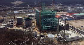 공사 중인 포천석탄화력발전소