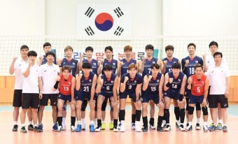 한국남자 배구대표팀, '2017월드리그 출전'