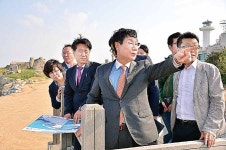 신장열 군수, 간절곶 스카이워크 설치사업 현장 방문