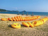 [렌즈 속 이야기] 여름을 준비하는 비금도 명사십리 해수욕장