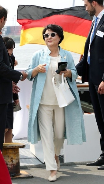 김정숙 여사의 함부르크 패션