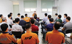 동부소방서, 초급간부 간담회