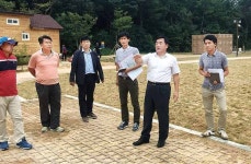박성민 중구청장, 황방산 생태야영장 조성현장 점검
