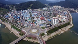 화천군 화천읍 전경