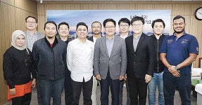 KORMARINE2017 참여사 동구청 방문