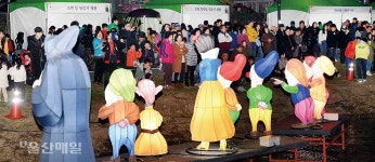 화려한 불빛, 형형색색 아름다운 전통등 여천천 밝히다