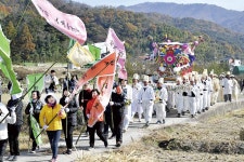 양산시농기센터 물안뜰마을 상여소리·행상 재현 전통문화 홍보·보존·도농 상호교류