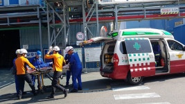 울산 장생포119안전센터, 재난상황대비 소방훈련