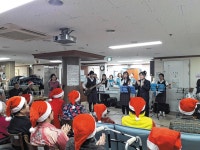 울산여중, 요양병원에 재능기부 연주회
