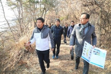정천석 울산 동구청장, 공원조성계획 수립관련 현장방문
