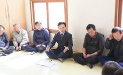 이동권 북구청장, 송정동 곡리마을 민원현장 방문