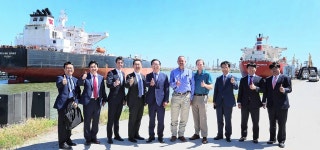 송철호 울산시장, 미국서 동북아 오일항 투자 설명회 열어