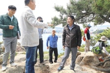 정천석 울산 동구청장, 대왕암공원 현장 둘러봐