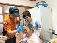공단119안전센터, 상개경로당 이·미용 봉사