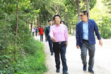울산 정천석 동구청장, 명덕호수공원 현장 점검 실시