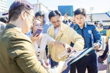 이동권 북구청장, 이화초·중 통학로 점검