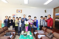 북구의회 백현조 부의장, 효정중학교 감사장 받아