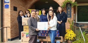 한울여성팔각회, 장애인복지시설 성품 전달 및 봉사활동