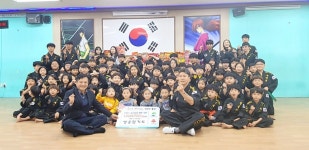 북구 농소2동 영웅합기도, 나눔냉장고에 라면 기부