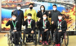 중구, 국제대회 우수 성적 거둔 장애인배드민턴팀 격려