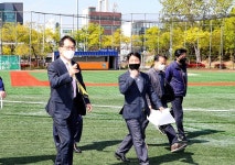 김석겸 부구청장 장생포야구장 현장방문