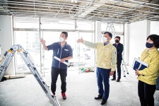 이동권 북구청장, 북구지역자활센터 리모델링 공사 현장 점검