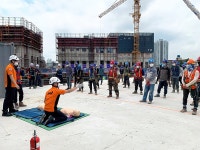 여천119안전센터, 건축공사장 외국인 근로자 소방안전교육 실시