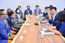 이선호 울산 울주군수, 열린 군수실서 신리마을 주민 간담회