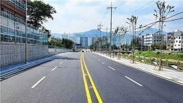 양산 신기교~신기삼거리간 도시계획도로 9월중순 확장 개통