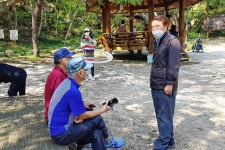 정천석 동구청장, 명덕호수공원 현장방문