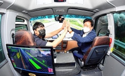 울산 중구, 자율주행 버스 시승행사 가져