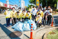 울산 북구의회, 명촌 도로변 환경정화봉사
