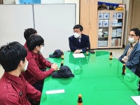 부산병무청장, 정수사업소 사회복무요원과 현장소통